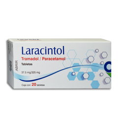 Tramadol/Paracetamol 37.5mg/325mg 20 tabletas (Laracintol)