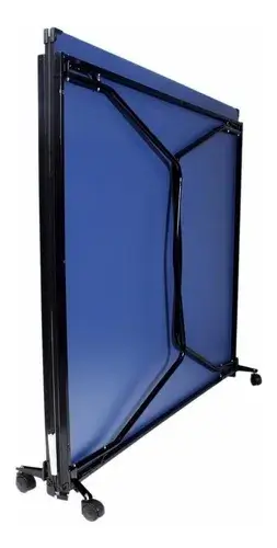 Mesa de Ping Pong Plegable Profesional Azul