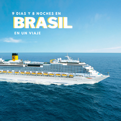 Crucero por Brasil 29.01.2025 al 06.02.2025 - Medio Dolar de Viaje