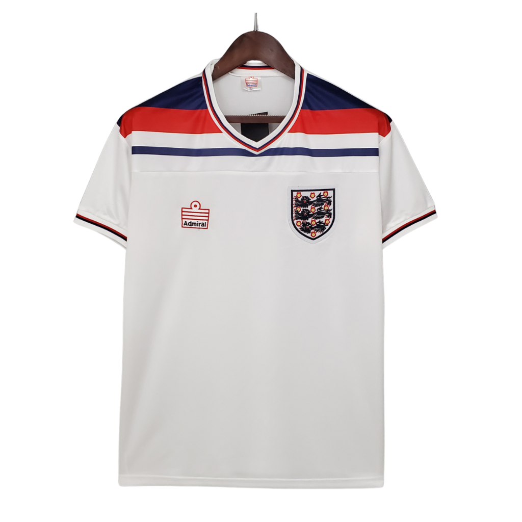 Camisa Seleção da Inglaterra Retrô Home 1982 Torcedor Nike Masculina -  Branca