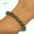 Pulsera cristales gris - comprar online