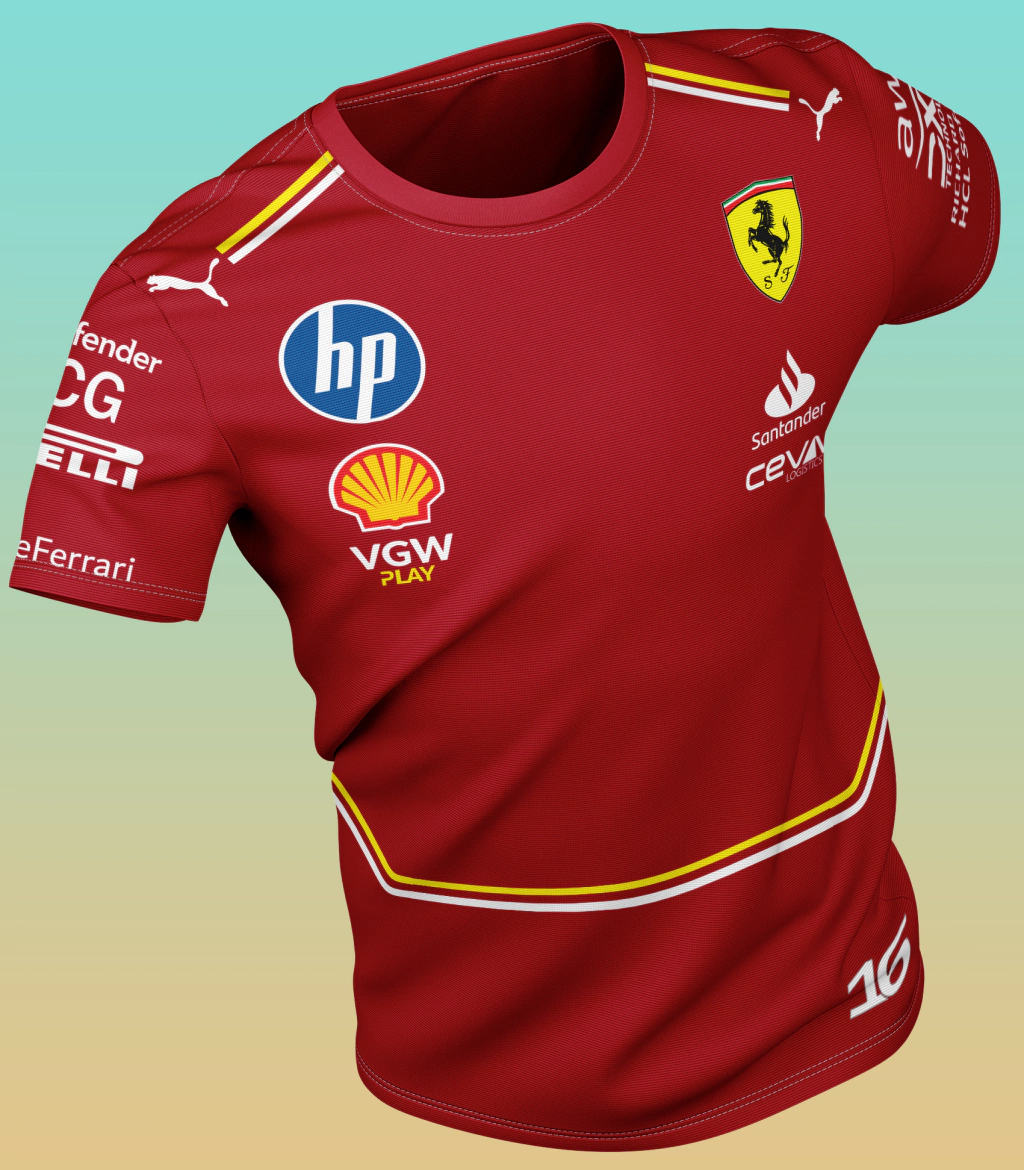 SCUDERIA FERRARI - REMERA 2024