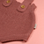 Bloomer suspensório tricot bebê e infantil - rosa antigo escuro - Milkes