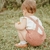 Bloomer suspensório tricot bebê e infantil - rosa antigo escuro