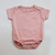 Body-Camiseta Basic em Malha Bebê - Rosa Coral