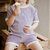 Conjunto atoalhado bordado sorvete bebê e infantil menina - uva na internet
