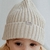 Imagem do Touca Tricot Canelado bebê e infantil - Vanilla