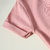 Body camiseta rosa coral menina em malha bebê e infantil - Bordado Little Sister - loja online