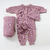 Macacão Tricot Comfy Maternidade e Primeiros Meses - Rosa Antigo - comprar online