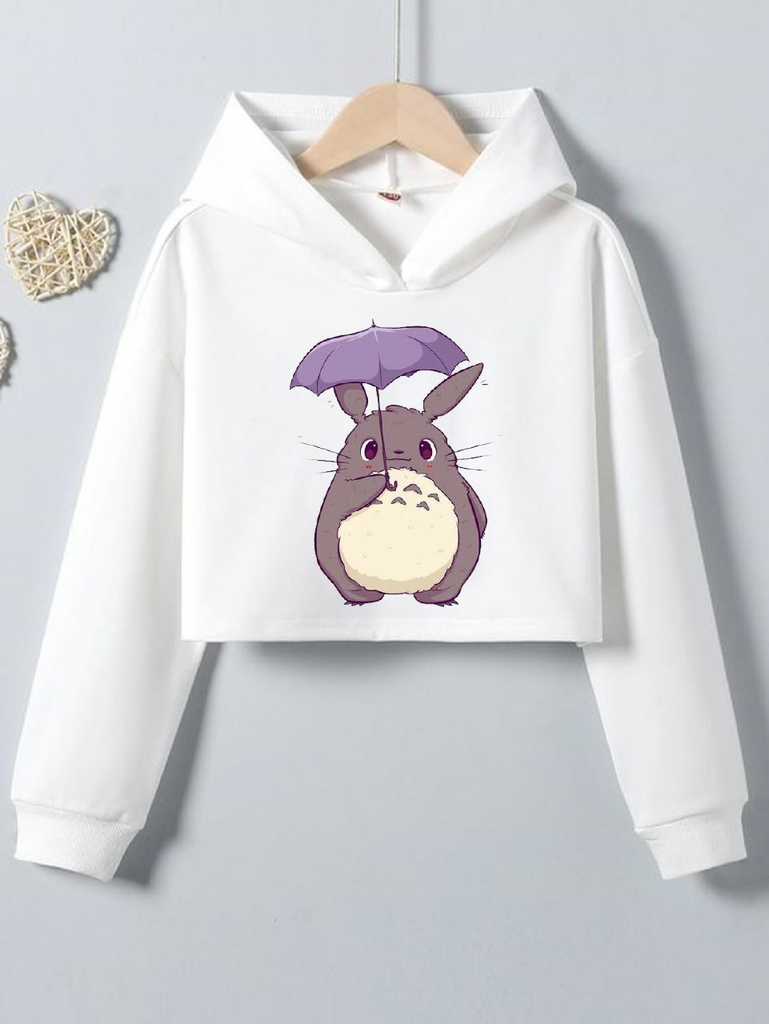 Buzo corto de mujer Totoro paraguas WISERMERCH