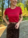 T-SHIRT ELEGANCE - VERMELHO - comprar online