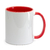 Caneca Sublimação Alça e Interior Vermelho 325ml