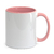 Caneca Sublimação Alça e Interior Rosa 325ml