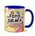 Caneca Profissão Colorida Fotógrafa Atacado Revenda na internet