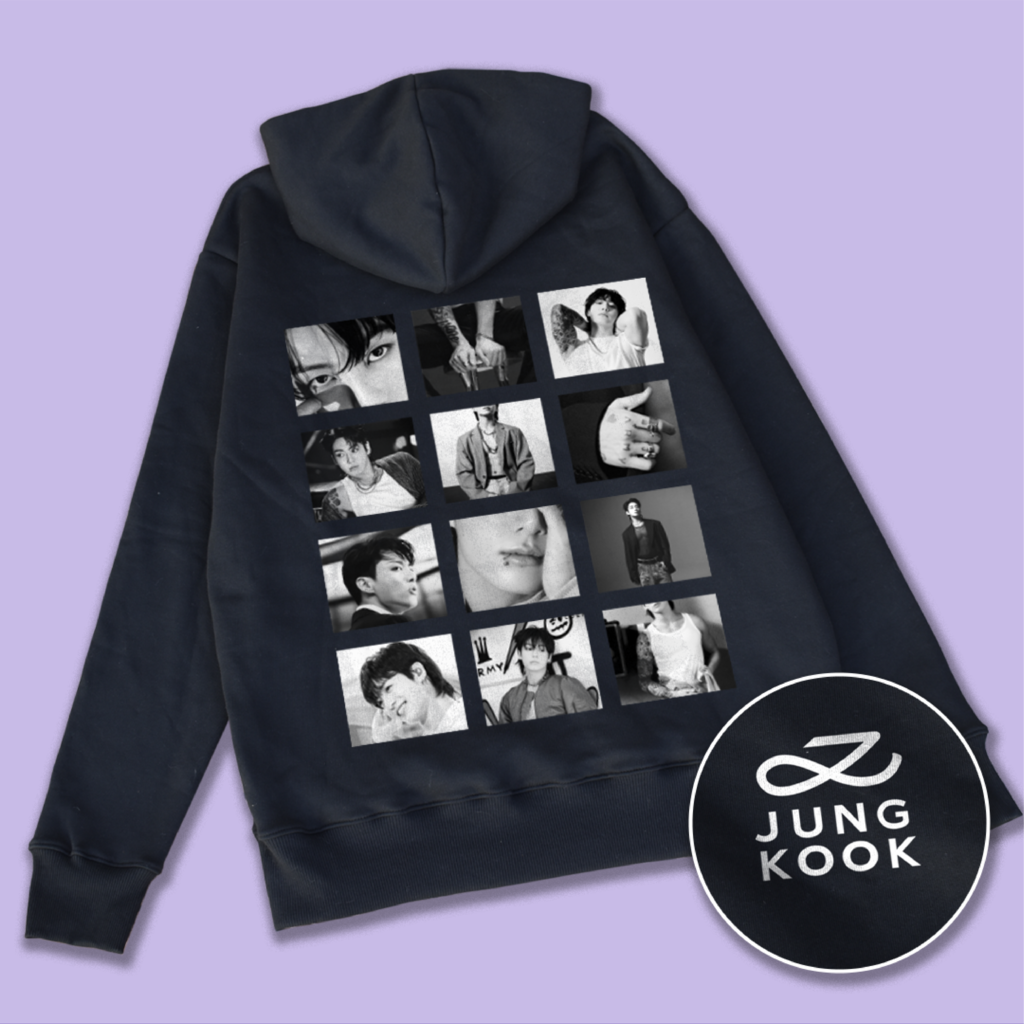 Taehyung gray hoodie hot sale