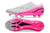 Chuteira Trava Mista Adidas X Speedportal 1 Crazyfast - Branco com detalhes em rosa e preto