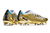 Chuteira Trava Mista Adidas X Speedportal 1 Crazyfast Messi x Argentina Edition - Dourado com detalhes em branco e azul