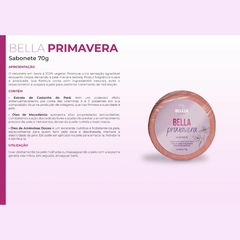 Imagem do Kit sabonetes ,perfume Bella Primavera e saboneteira pallet