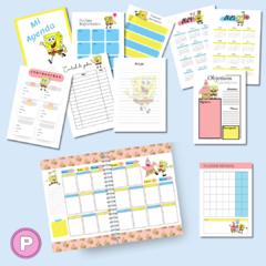 BOB ESPONJA Perpetual Planner (Digital Files)