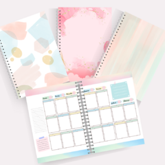 Agenda perpetua PASTEL (Archivos Digitales) - tienda online