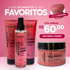 Kit Completo Corpo e Rosto Melancia - Poran