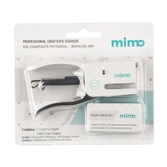 Kit Mini Grampeador Profissional com 1000 Grampos Coloridos - Mimo na internet