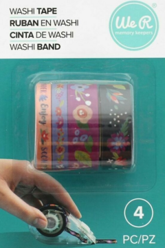 Kit Fita Adesiva Washi Tapes Floral - WE R