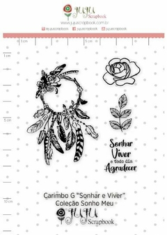 Carimbo XG Filtro dos Sonhos - Coleção Sonho Meu - JuJu Scrapbook