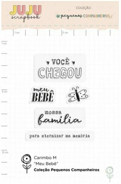 Carimbo M Meu Bebê - Coleção Pequenos Companheiros | JuJu Scrapbook