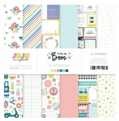 Kit Coordenado Tudo de bom - Coleção Toda Básica - Juju Scrapbook