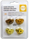 Ilhós Metal - Wide Yellow Eyelets 41587-9 - We R