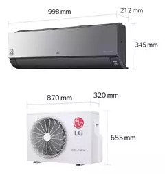 Aire Acondicionado LG Art Cool 3000f Inverter Wifi - WAREHOUSE