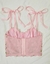 BUSTIER FLORA ROSA - PINK BOX