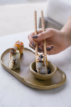 Platos de sushi ceramica sale
