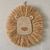 Decoração de parede leão feito à mão fio de algodão, palha de ráfia na internet