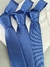 Gravata Italiana - Azul Serenity Escuro quadriculada