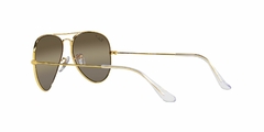 Anteojo De Sol Ray-Ban RB 3025 Aviator large metal 9196g5 2p Polarizado Chromance 58 mm - tienda online