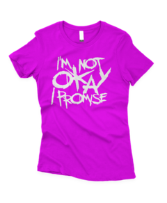 Camiseta I'm not okay I Promise - My Chemical Romance na internet
