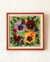 Quadro Bordado Flores Alegres