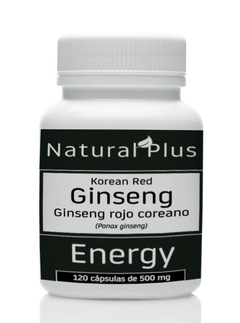 Ginseng Rojo Coreano - 120 cápsulas de 500mg