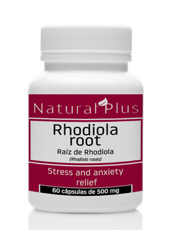 Rhodiola rosea - 60 cápsulas de 500 mg