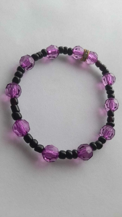 Pulseira Pomba Gira- Preto e Roxo- Patuá Contra Magia - comprar online