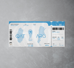 Toalla de secado rápido Boarding pass Argentina