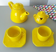 Conjunto Café Provençal 4 Peças Amarelo Poá - Ordalha Ofertas | A Loja da Mesa Posta