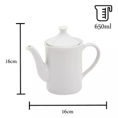 Conjunto de Café Porcelana com Bule 650 Ml - comprar online