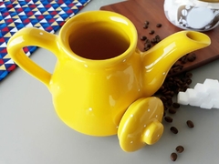 Bule De Café 800 ml Amarelo Poá na internet