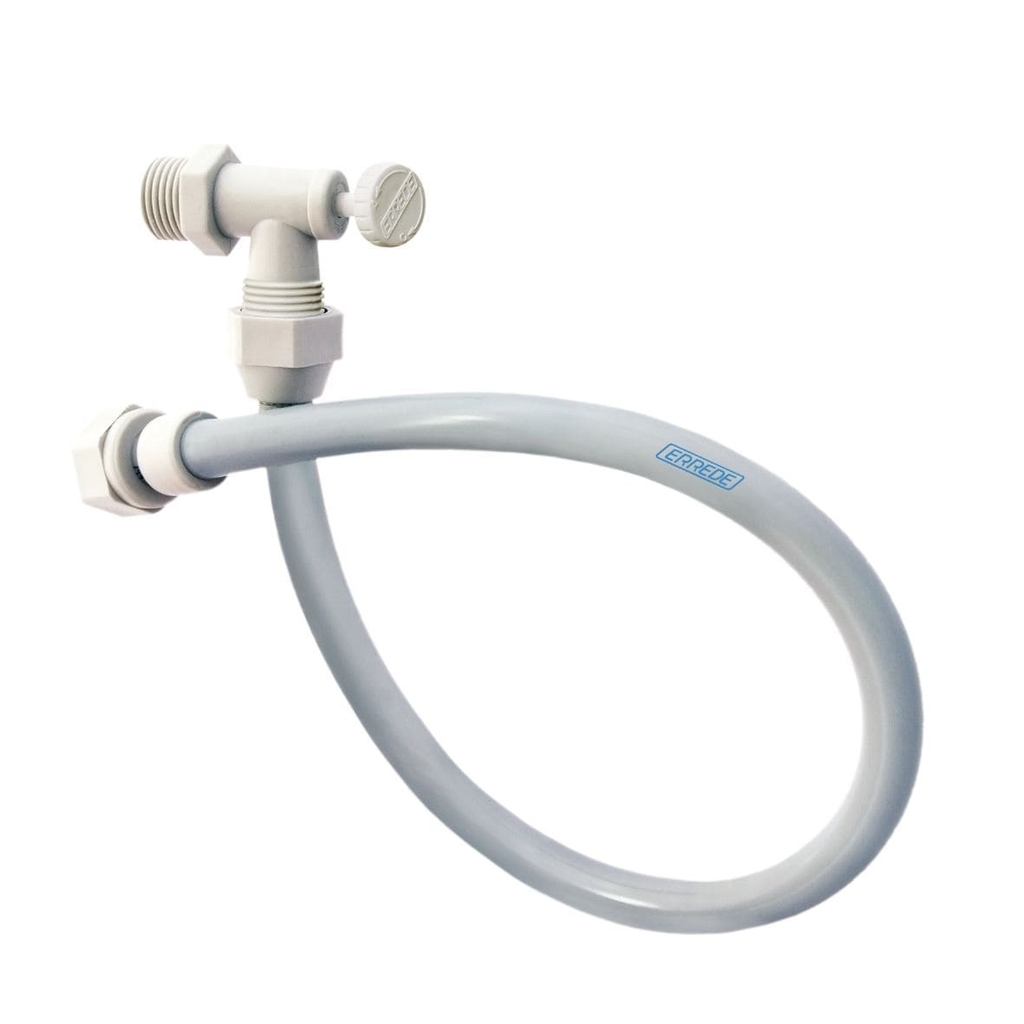 Llave De Paso Con Conexion Flexible de 40cm 1 2 Macho