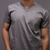 Camisa Lisa Scrub Masculina Cinza Granito MB na internet