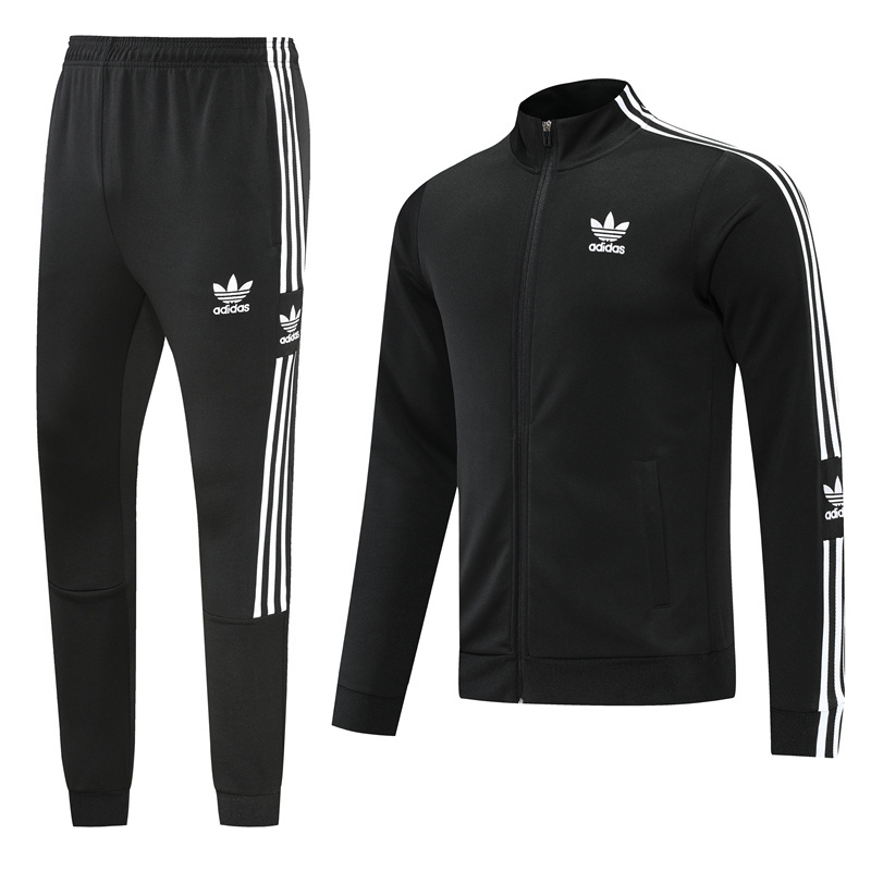 Conjunto de Agasalho e Calca Adidas Classico Unissex Sem Capuz