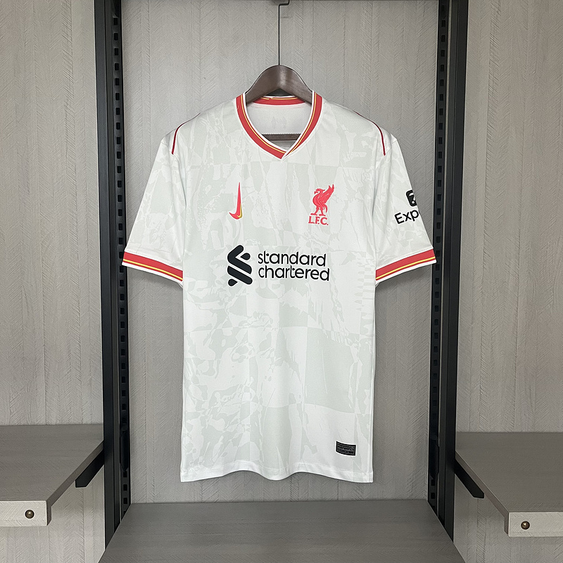 Camisa Liverpool Third Nike 24 25 Torcedor Masculino Branco